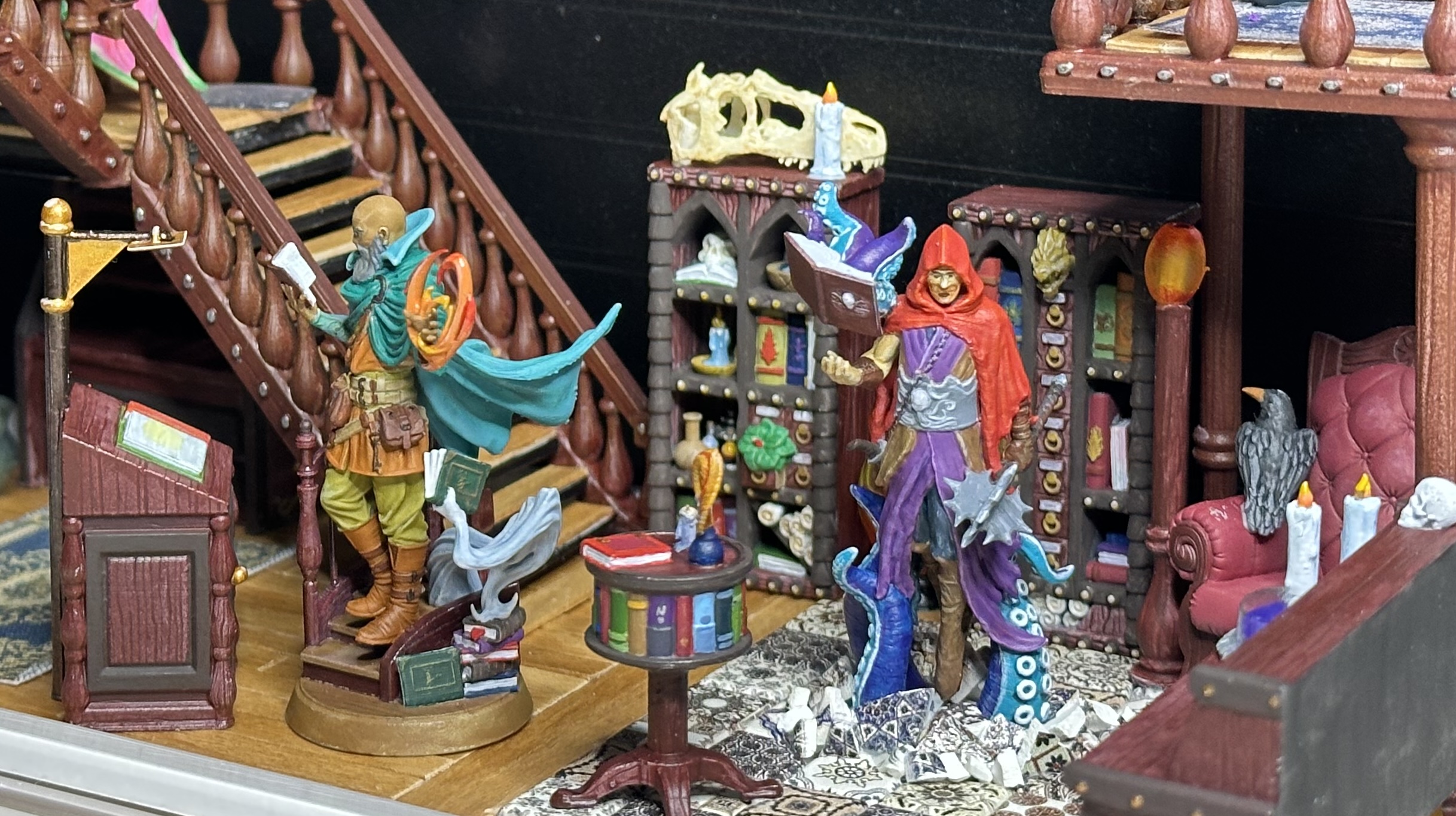 Wizard study diorama